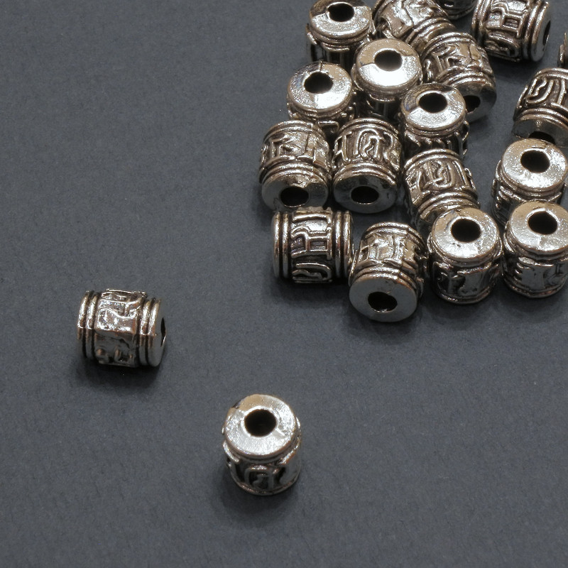 Inner bead insert findings, diameter 2.2 mm ±, diameter 6x6.5 mm ±, packaging 20 g, 23 pcs (+/-)
