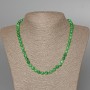 Chrysoprase Imitation Necklace with Smooth Beads, 6.5 mm Diameter, 47 cm Length