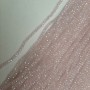 Beads Czech Crystal Pink Transparent Faceted Rondelle with a Gasoline Tint, Diameter 3.5×3 mm ±, Length 39 mm ± on a Thread