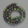 Zoisite Beads, Natural Stone, Faceted Round Beads, 8mm Diameter, 38cm Length on Thread