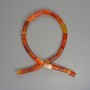 Orange Agate Beads, natural stone cylinder, diameter 8×16 mm, length 38 cm on thread