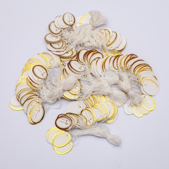 Price tag on thread 26×17 mm - 100 pcs