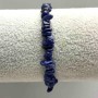 Sodalite bracelet with natural chip stones, 5×2 mm diameter, length 18 cm ± (stretch)