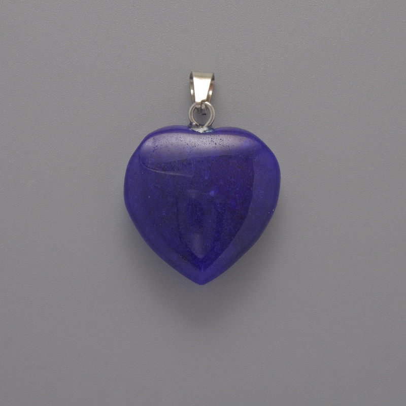 Apatite Heart Pendant, diameter 20x20x6mm+-, length 28mm+-