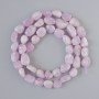 Kunzite Beads, Natural Gemstone, Cushion-Cut, Diameter 6x9 mm, Length 40 cm on Thread