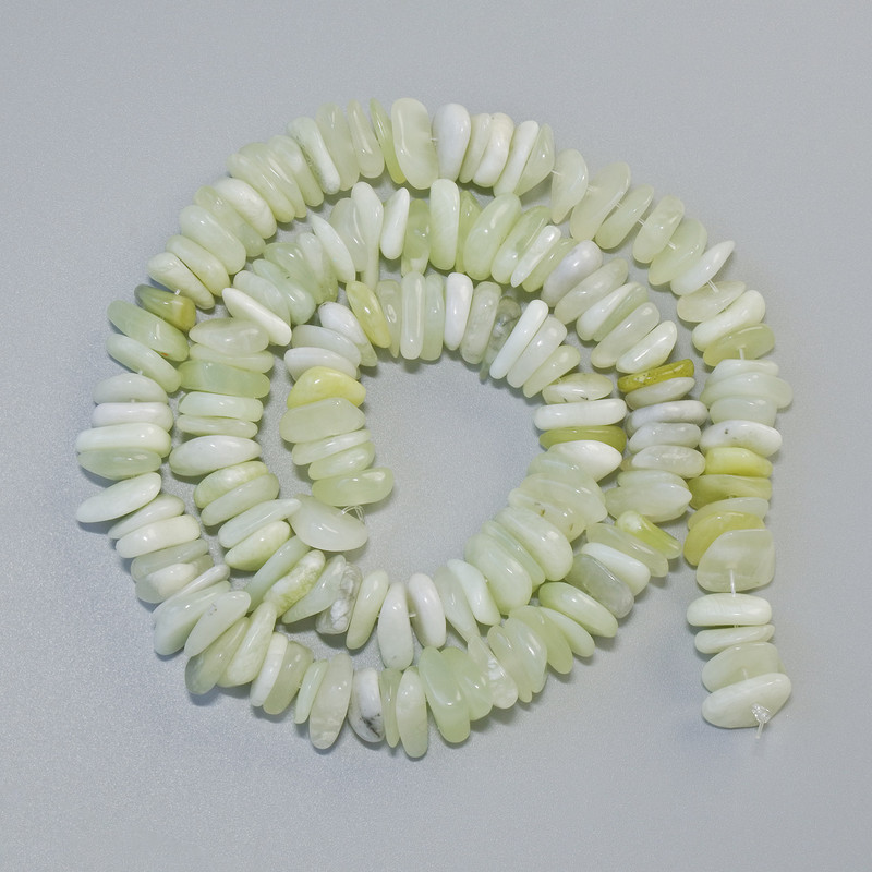 Onyx beads, natural stone chips, diameter 10×3 mm, length 40 cm on thread