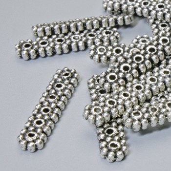 Bead Separator for 6 Strands, Silver