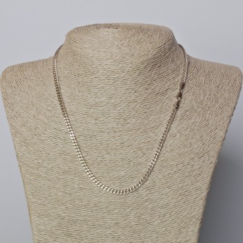 Xuping Rhodium Chain, 3.5 mm thick, 45 cm long