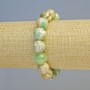 Chrysoprase Imitation Bracelet, Acrylic Beads, Smooth Round Beads, 12 mm Diameter ±, Stretch, 18 cm Length