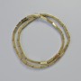 Hematite Beads Rectangular Gold Color, 9x3 mm, strand length about 41 cm