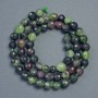 Zoisite natural stone beads, faceted round beads, diameter 6mm±, length 34cm+