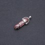 Hexagonal Rhodonite Pendant 39x32x9 mm