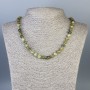Grossular Necklace (Green Garnet) Faceted Bead 7mm, Length 51 cm