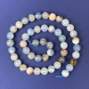 Calcite Beads, Smooth Round 8mm on Thread, Length 39 cm