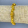 Amber Chip Bracelet, chip size 7x4 mm, length about 18 cm, stretch bracelet