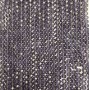 Purple Transparent Czech Crystal Beads on Beading Thread, Faceted Rondelle, 8x6 mm, 5 mm, Length 40-42 cm