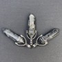 Pendant Labradorite (Lavrikite) Hexagonal Crystal Sphere 8x31x41 mm+
