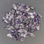 Price per 100 g. Natural Amethyst Faceted Chips Without Holes, size ~ 7x20 mm