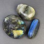 Price per 100 g. Labradorite tumbled stone 20x35x40 mm ± weight from 20 g