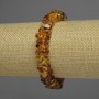 Amber Bracelet with Square-Cut Beads, Bead Size 9×4 mm, Length 18 cm, Stretch