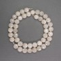 Adularia natural stone beads, faceted coin-shaped, diameter 8.5×5 mm, length 38 cm