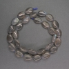 Oval Labradorite beads, diameter 10×15×6 mm, length about 41 cm