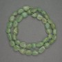 Natural jade briolette beads, diameter 8–10 mm, length 42 cm