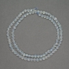 Faceted Topaz Coin Beads, Natural Stone, 4x3 mm diameter, 40 cm length
