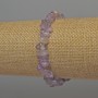 Amethyst Chip Bracelet, chip size 6-9×2-4 mm, length 18 cm, elastic