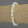 Barrel-shaped Pearl Bracelet, diameter 8×7.5 mm, length 18 cm, stretch