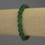 Chrysoprase bracelet with smooth beads, 8 mm diameter, 18 cm length, stretch