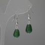 Chrysoprase Krala Earrings 12x8mm, length 30mm