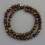 Tiger's Eye Beads on Beading Thread, diameter 6 mm±, length 38 cm±