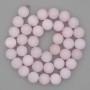 Kunzite Beads, Smooth Round Bead, 10mm Diameter, On Thread, 38cm Length
