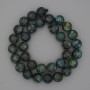 Beads African Turquoise, smooth round bead, 12mm diameter, on a string, 39cm length +