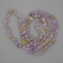 Amethyst chip beads, diameter 7-12×3-5 mm, length 80 cm ± on beading line