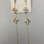 Xuping Earrings with White Crystals, length 9.5 cm ± 18K Gold Plating