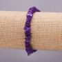 Bracelet with toned mother-of-pearl chips, 7mm diameter, 18cm length