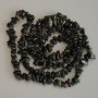 Sun Obsidian Beads, Chip, diameter 6-8×2.5 mm, length 78 cm on beading thread
