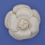 Flower Brooch with Enamel in Golden Tone 45mm+