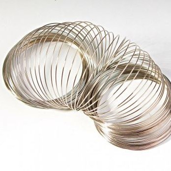 Memory wire, thickness 0.8 mm, coil diameter 10 cm (+/-)