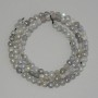 Labradorite Beads, Faceted Coin Discs, 4mm Diameter, 39cm on Thread