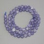 Aquamarine Beads, Faceted Coin-Shaped, 6.5 mm, 38 cm on Thread
