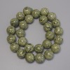 Serpentine Beads - Smooth Round 15mm, 39 cm on Thread
