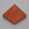 Red Jasper Pyramid, natural stone, 38×38 mm base, 33 mm height