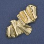 Accent Brooch in Golden Metal 65×36mm+