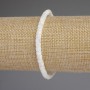Mother-of-Pearl Rondelle Bracelet, diameter 5x4 mm, length 18 cm stretch