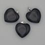 Pendant Heart Agate 20x20x25 mm+