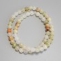 Onyx Beads, Smooth Sphere, 6mm Diameter, On Thread, Length 37 cm+