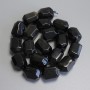 Sun Obsidian Faceted Beads, 20x15 mm diameter ± on thread, length 38 cm+
